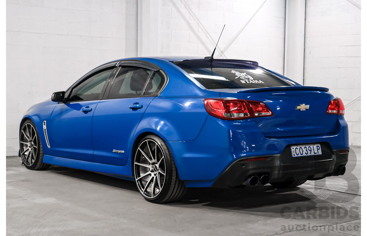 05/2014 Holden Commodore SV6 Storm (RWD) VF 4d Sedan Blue V6 3.6L