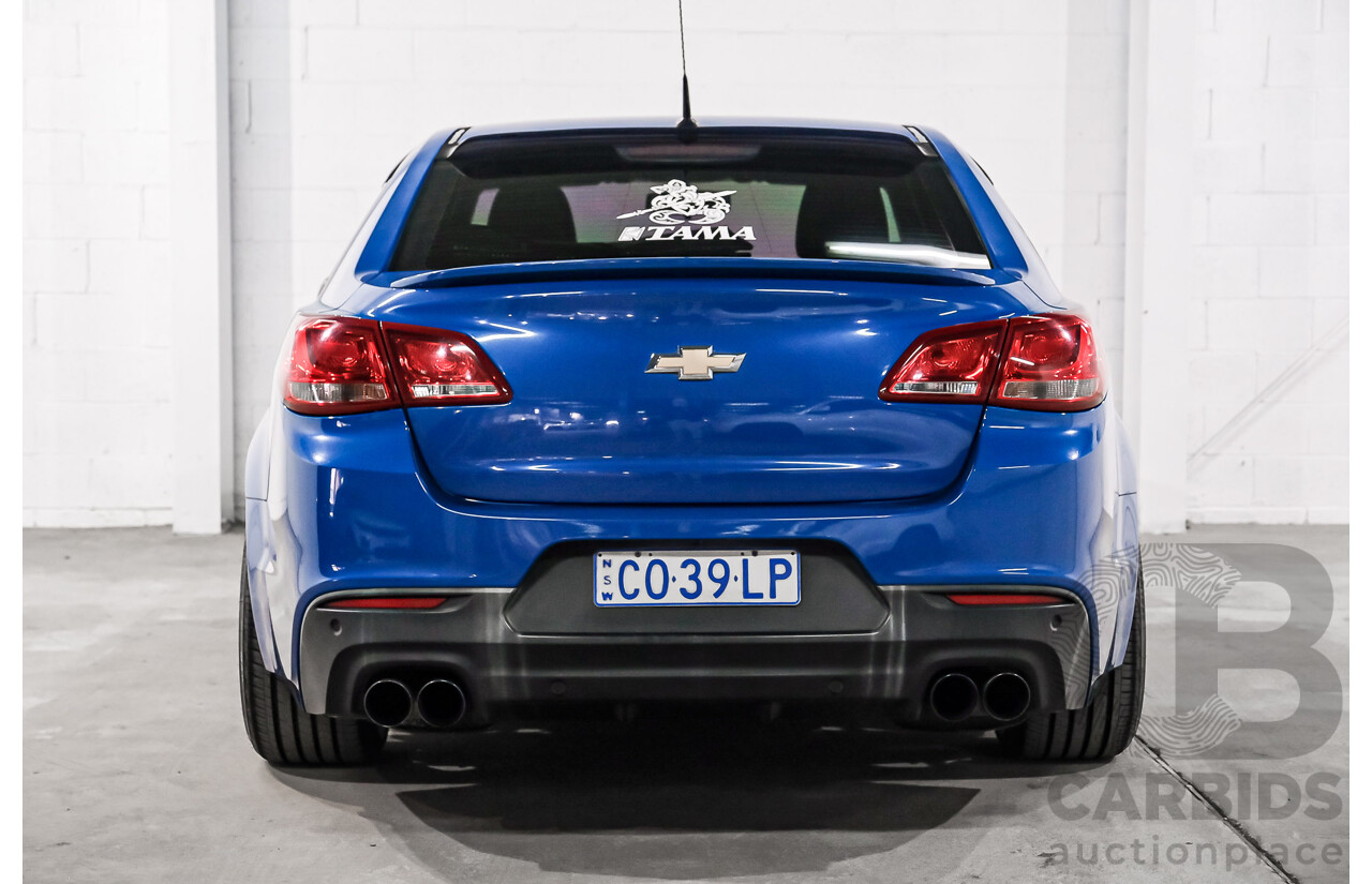 05/2014 Holden Commodore SV6 Storm (RWD) VF 4d Sedan Blue V6 3.6L