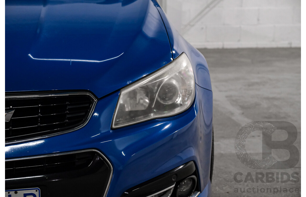 05/2014 Holden Commodore SV6 Storm (RWD) VF 4d Sedan Blue V6 3.6L
