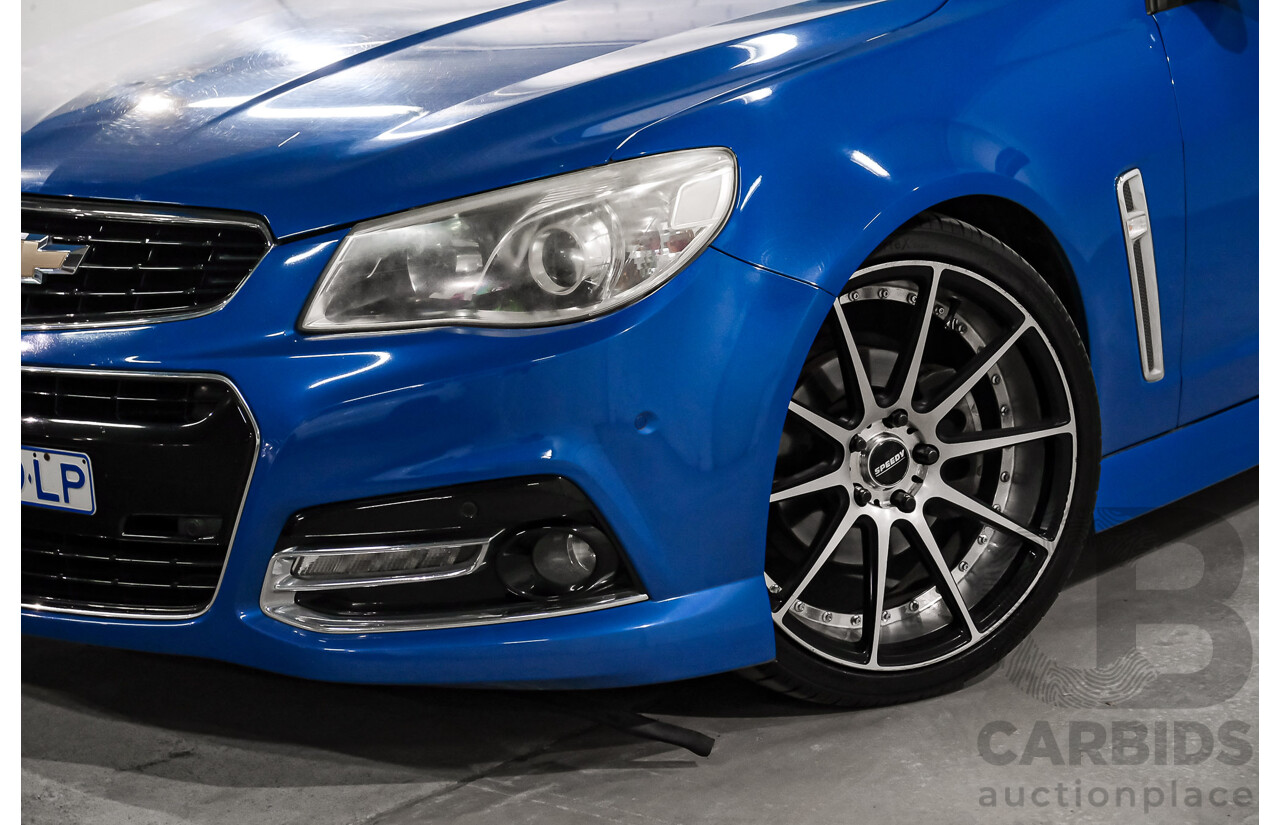 05/2014 Holden Commodore SV6 Storm (RWD) VF 4d Sedan Blue V6 3.6L