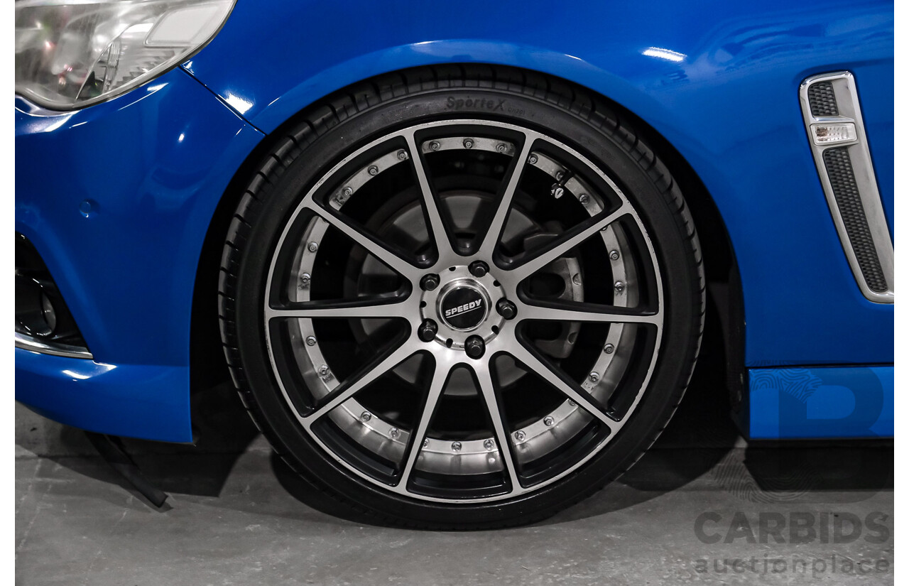 05/2014 Holden Commodore SV6 Storm (RWD) VF 4d Sedan Blue V6 3.6L