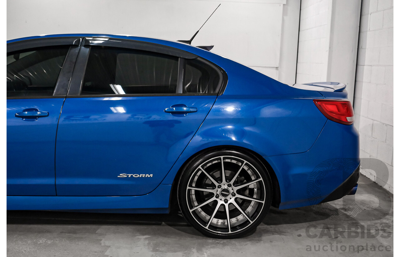 05/2014 Holden Commodore SV6 Storm (RWD) VF 4d Sedan Blue V6 3.6L