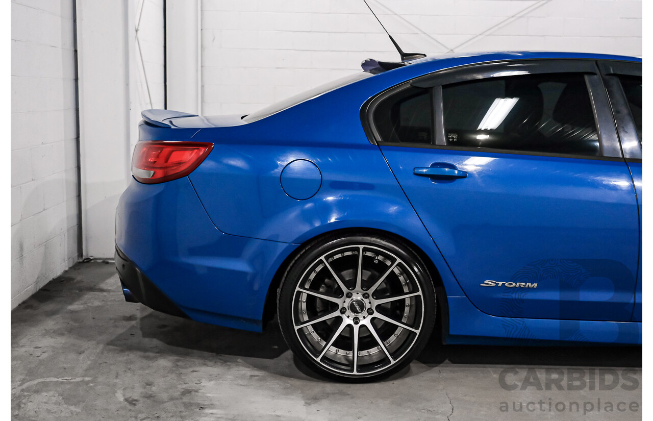 05/2014 Holden Commodore SV6 Storm (RWD) VF 4d Sedan Blue V6 3.6L