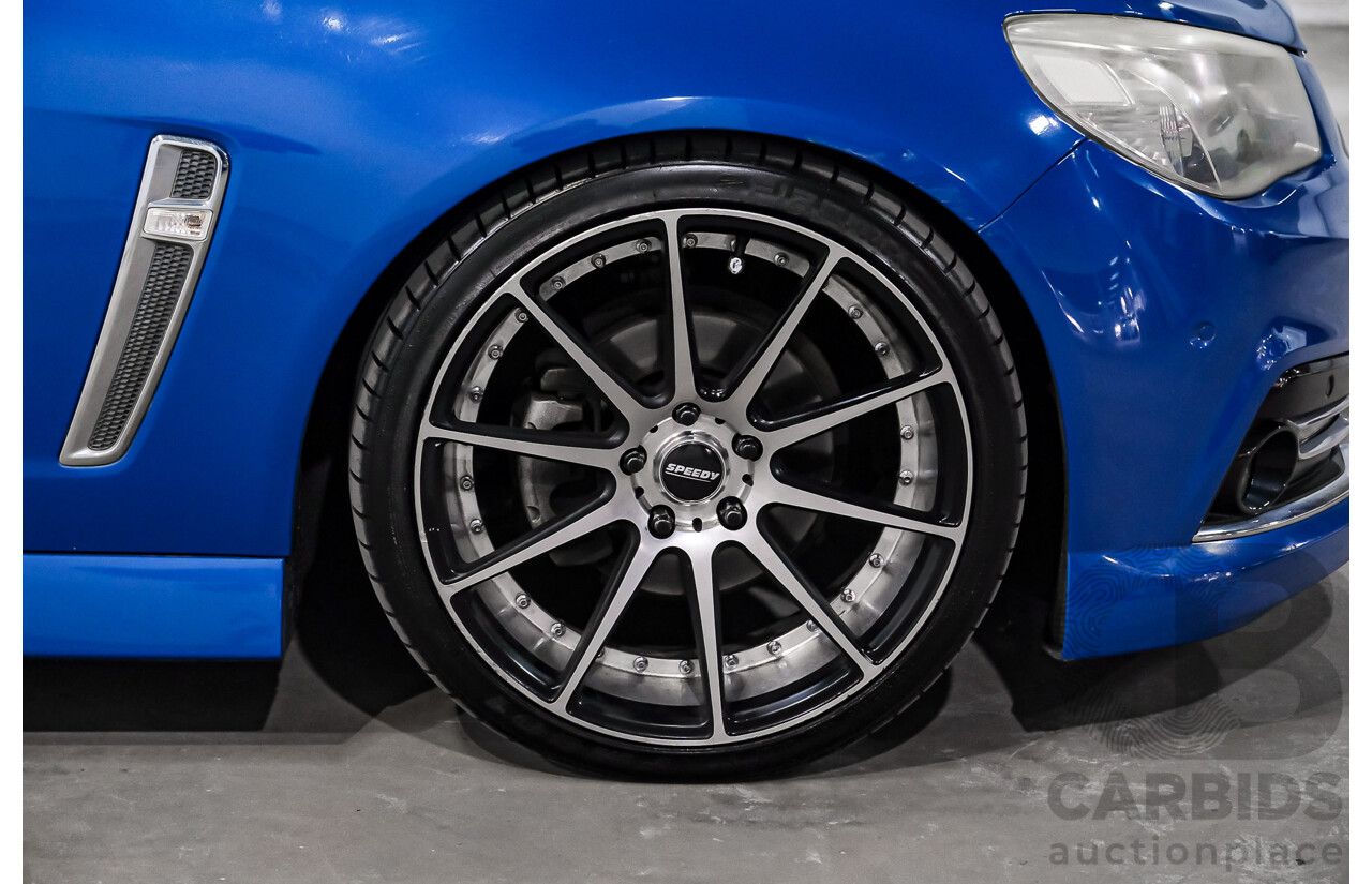 05/2014 Holden Commodore SV6 Storm (RWD) VF 4d Sedan Blue V6 3.6L