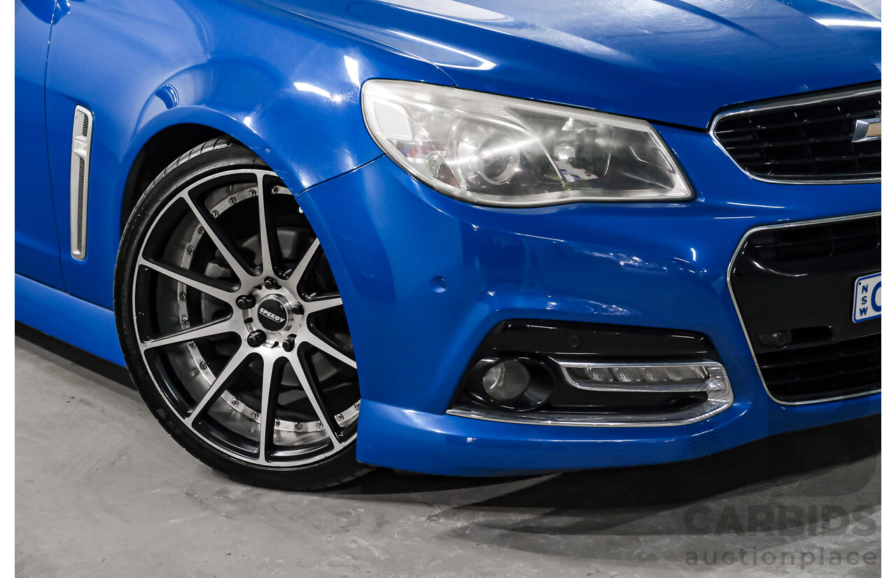 05/2014 Holden Commodore SV6 Storm (RWD) VF 4d Sedan Blue V6 3.6L