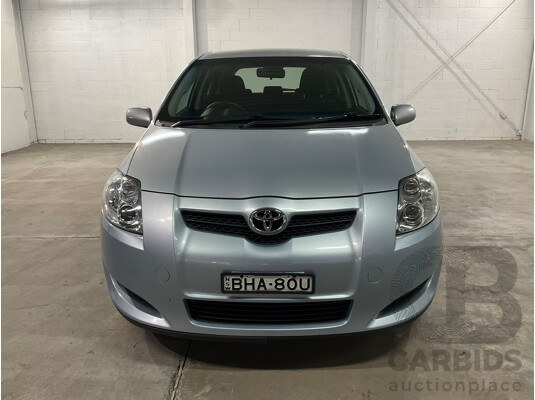 06/2008 Toyota Corolla Ascent ZRE152R 5D Hatchback Blue 1.8L