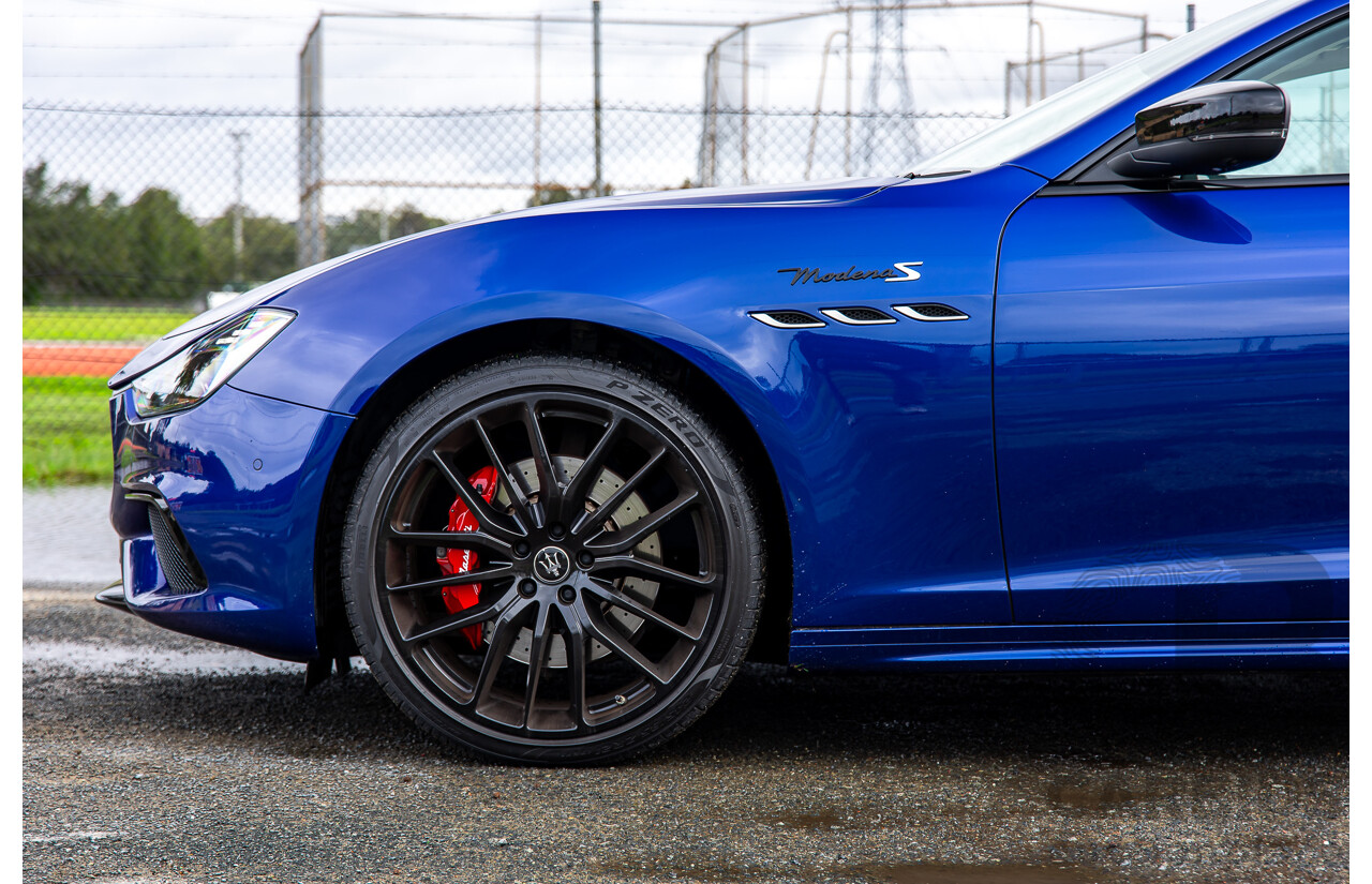 7/2022 Maserati Ghibli Modena S M157 MY22 4d Sedan Blu Emozione Twin Turbo V6 3.0L