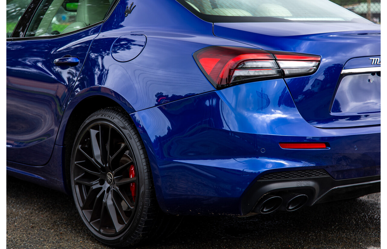 7/2022 Maserati Ghibli Modena S M157 MY22 4d Sedan Blu Emozione Twin Turbo V6 3.0L