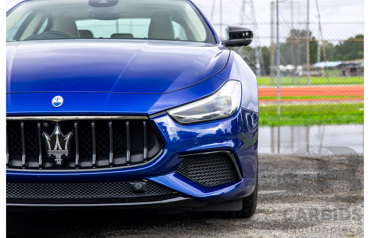 7/2022 Maserati Ghibli Modena S M157 MY22 4d Sedan Blu Emozione Twin Turbo V6 3.0L