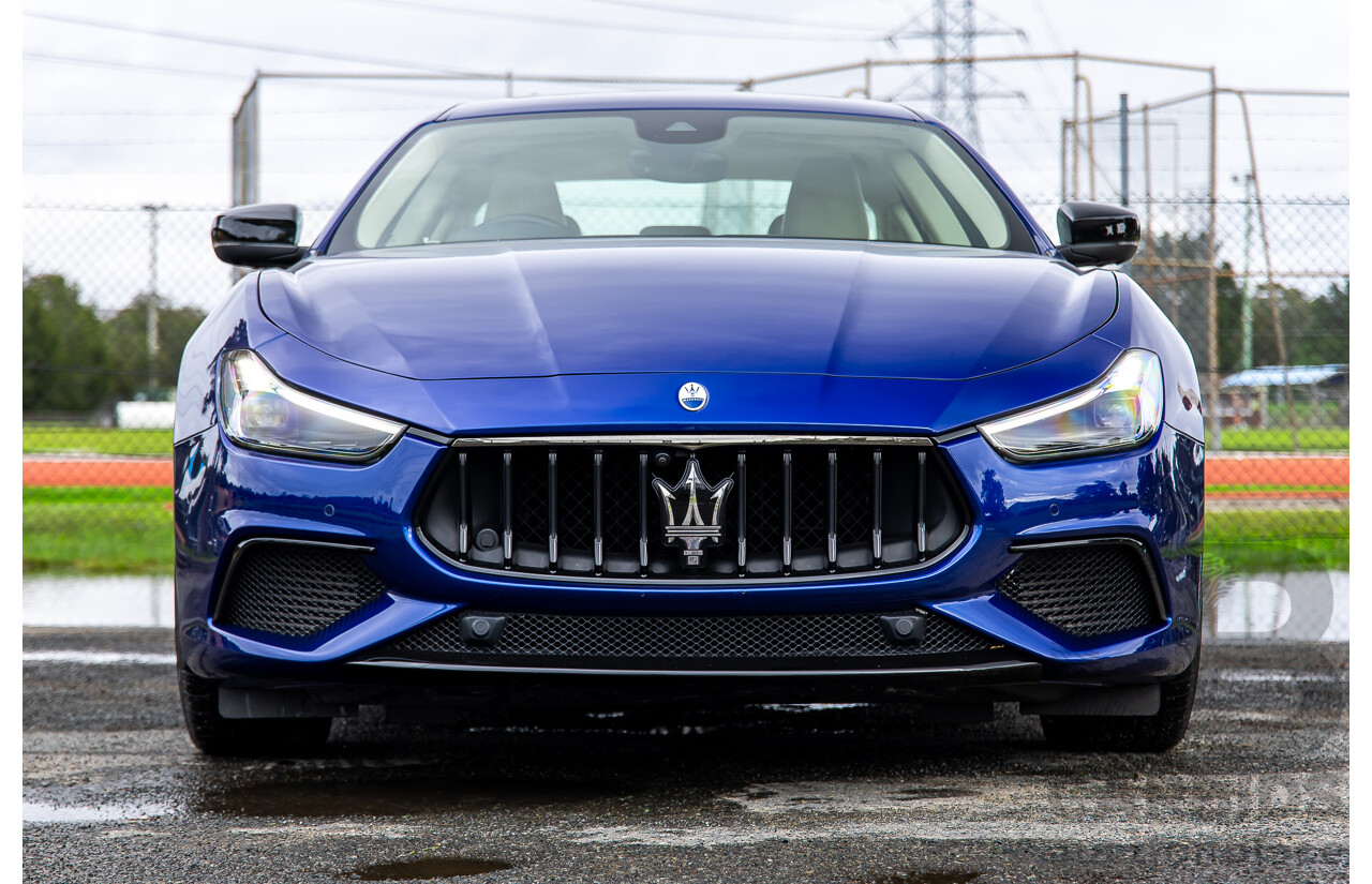 7/2022 Maserati Ghibli Modena S M157 MY22 4d Sedan Blu Emozione Twin Turbo V6 3.0L