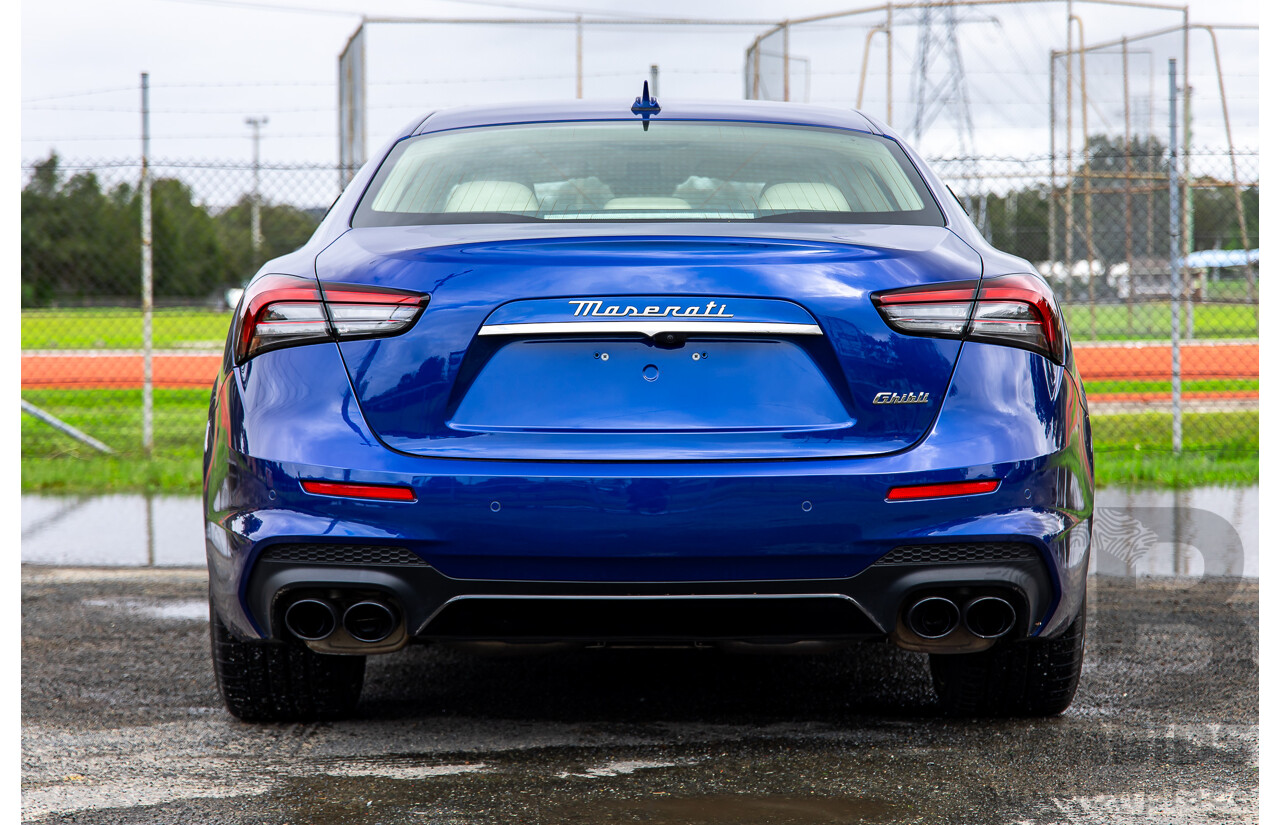 7/2022 Maserati Ghibli Modena S M157 MY22 4d Sedan Blu Emozione Twin Turbo V6 3.0L