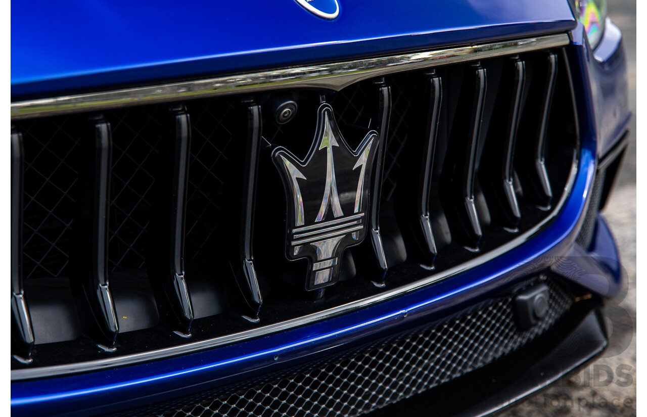7/2022 Maserati Ghibli Modena S M157 MY22 4d Sedan Blu Emozione Twin Turbo V6 3.0L