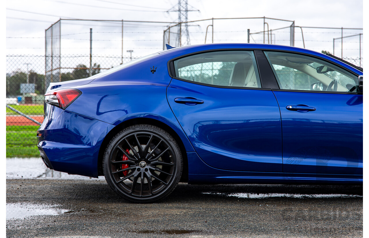 7/2022 Maserati Ghibli Modena S M157 MY22 4d Sedan Blu Emozione Twin Turbo V6 3.0L