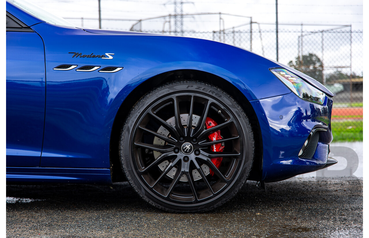 7/2022 Maserati Ghibli Modena S M157 MY22 4d Sedan Blu Emozione Twin Turbo V6 3.0L