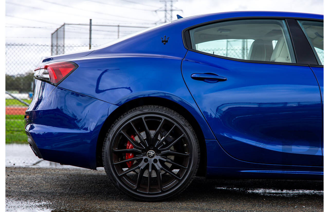 7/2022 Maserati Ghibli Modena S M157 MY22 4d Sedan Blu Emozione Twin Turbo V6 3.0L