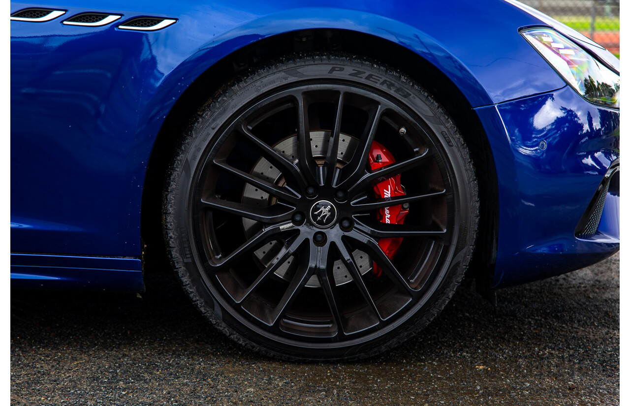 7/2022 Maserati Ghibli Modena S M157 MY22 4d Sedan Blu Emozione Twin Turbo V6 3.0L