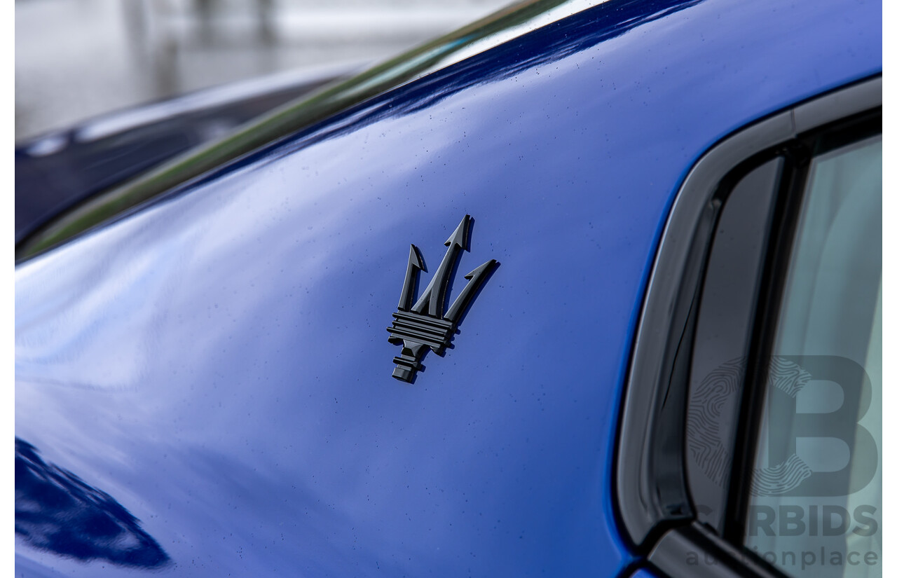 7/2022 Maserati Ghibli Modena S M157 MY22 4d Sedan Blu Emozione Twin Turbo V6 3.0L