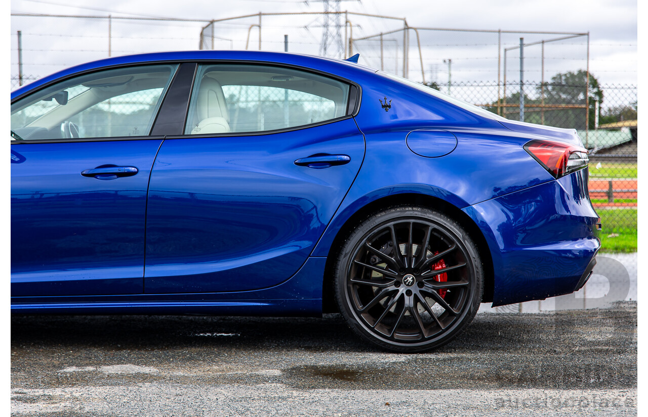 7/2022 Maserati Ghibli Modena S M157 MY22 4d Sedan Blu Emozione Twin Turbo V6 3.0L