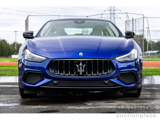 7/2022 Maserati Ghibli Modena S M157 MY22 4d Sedan Blu Emozione Twin Turbo V6 3.0L
