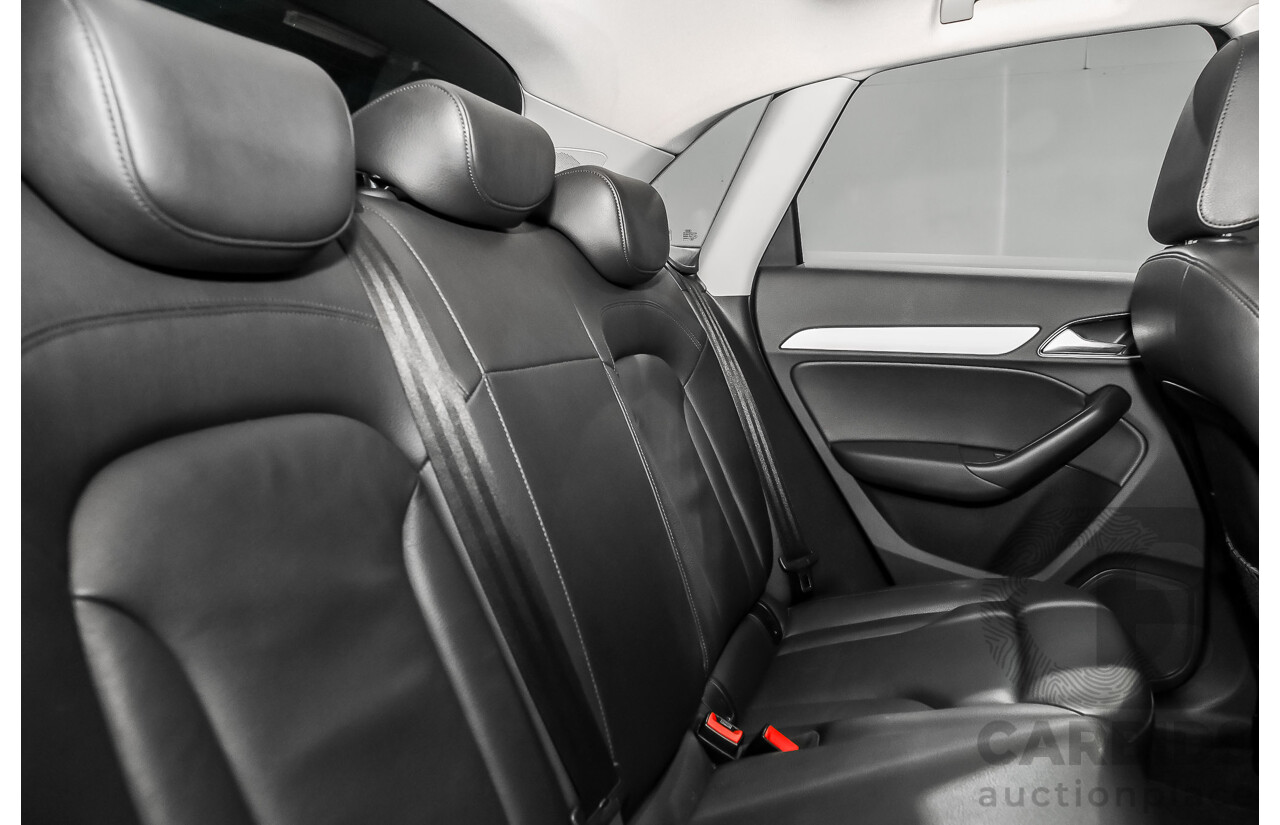 05/2016 Audi Q3 2.0 TDI Quattro 110kW (AWD) 8U MY15 4D Wagon Myth Black Metallic Turbo Diesel 2.0L