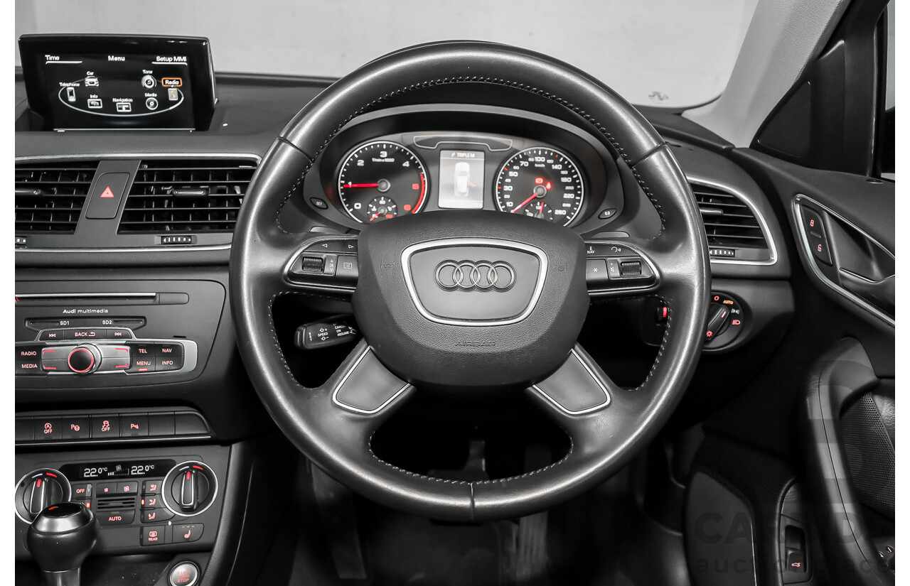 05/2016 Audi Q3 2.0 TDI Quattro 110kW (AWD) 8U MY15 4D Wagon Myth Black Metallic Turbo Diesel 2.0L