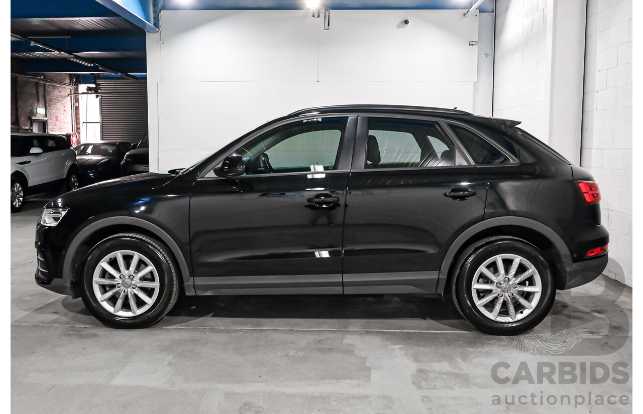 05/2016 Audi Q3 2.0 TDI Quattro 110kW (AWD) 8U MY15 4D Wagon Myth Black Metallic Turbo Diesel 2.0L
