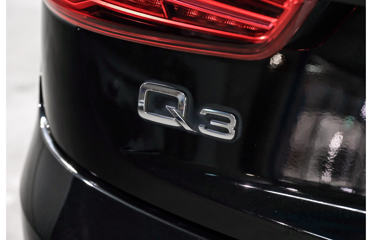 05/2016 Audi Q3 2.0 TDI Quattro 110kW (AWD) 8U MY15 4D Wagon Myth Black Metallic Turbo Diesel 2.0L