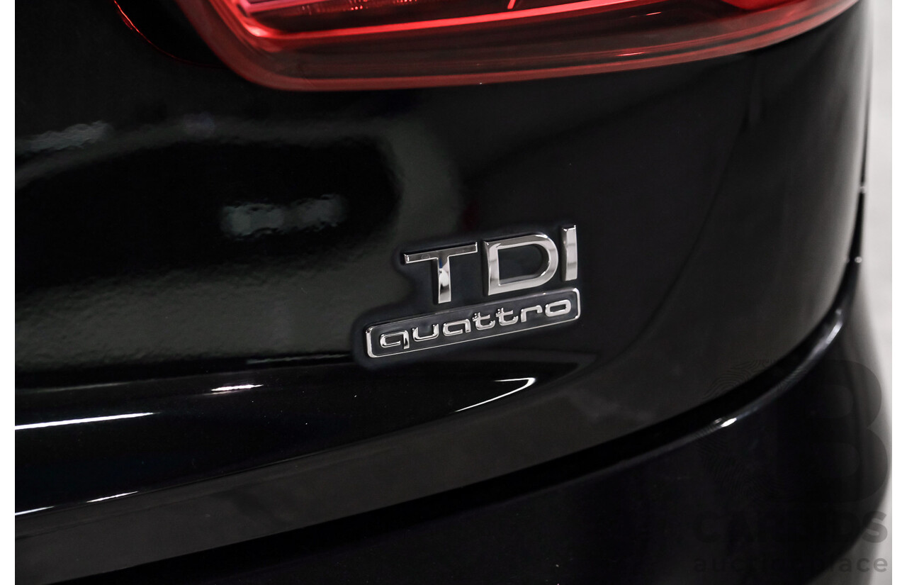 05/2016 Audi Q3 2.0 TDI Quattro 110kW (AWD) 8U MY15 4D Wagon Myth Black Metallic Turbo Diesel 2.0L