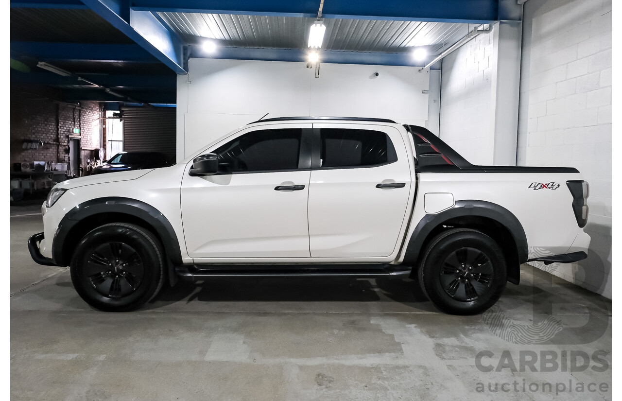02/2021 Isuzu D-Max X-Terrain (4x4) RG MY21 Crew Cab Utility Marble White Turbo Diesel 3.0L