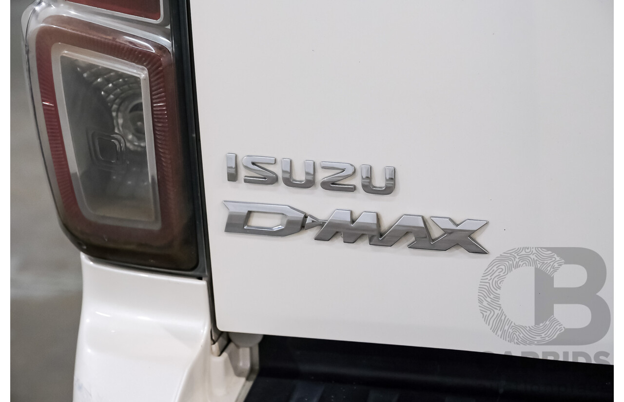 02/2021 Isuzu D-Max X-Terrain (4x4) RG MY21 Crew Cab Utility Marble White Turbo Diesel 3.0L
