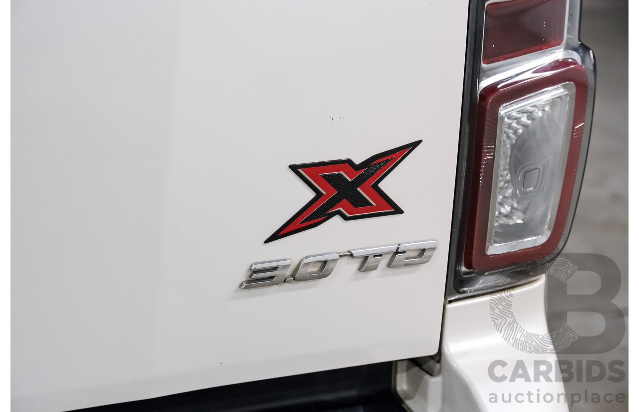 02/2021 Isuzu D-Max X-Terrain (4x4) RG MY21 Crew Cab Utility Marble White Turbo Diesel 3.0L