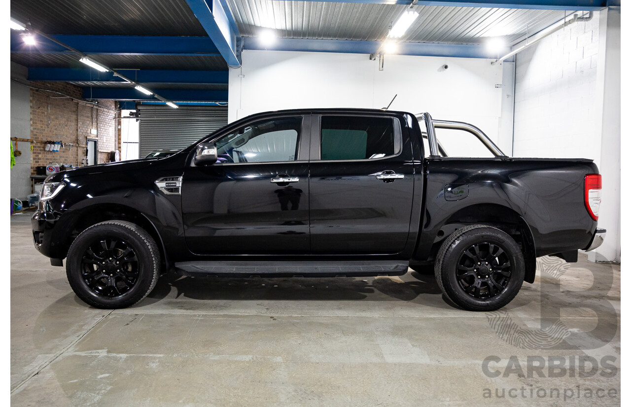 11/2021 Ford Ranger XLT 2.0 (4x4) PX MKIII MY21.75 Double Cab P/Up Absolute Black Turbo Diesel 2.0L