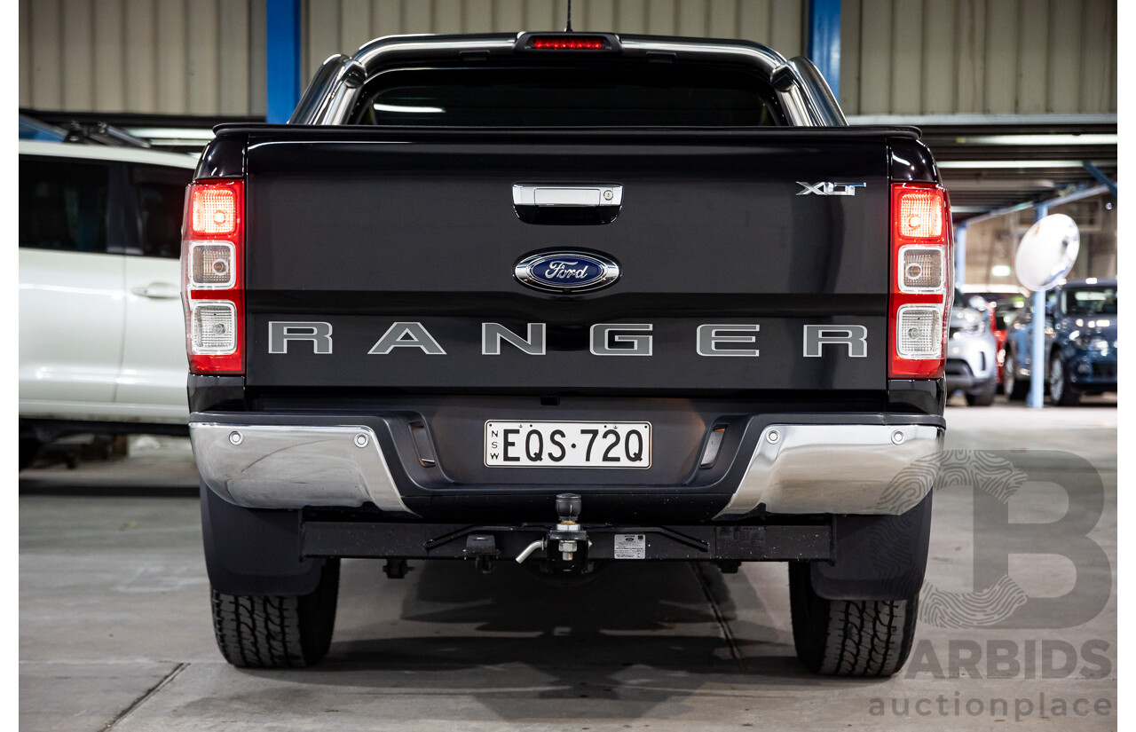 11/2021 Ford Ranger XLT 2.0 (4x4) PX MKIII MY21.75 Double Cab P/Up Absolute Black Turbo Diesel 2.0L