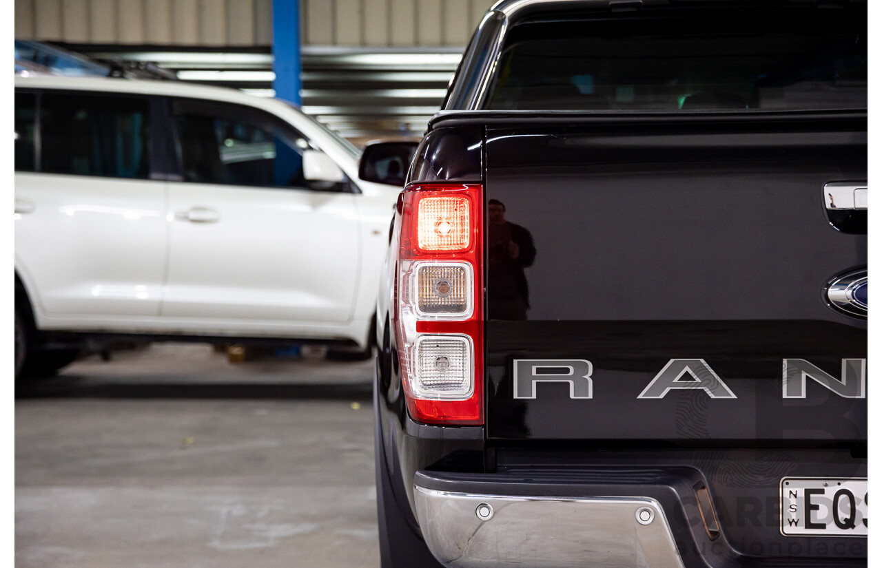 11/2021 Ford Ranger XLT 2.0 (4x4) PX MKIII MY21.75 Double Cab P/Up Absolute Black Turbo Diesel 2.0L