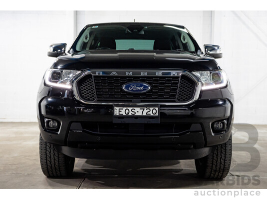 11/2021 Ford Ranger XLT 2.0 (4x4) PX MKIII MY21.75 Double Cab P/Up Absolute Black Turbo Diesel 2.0L