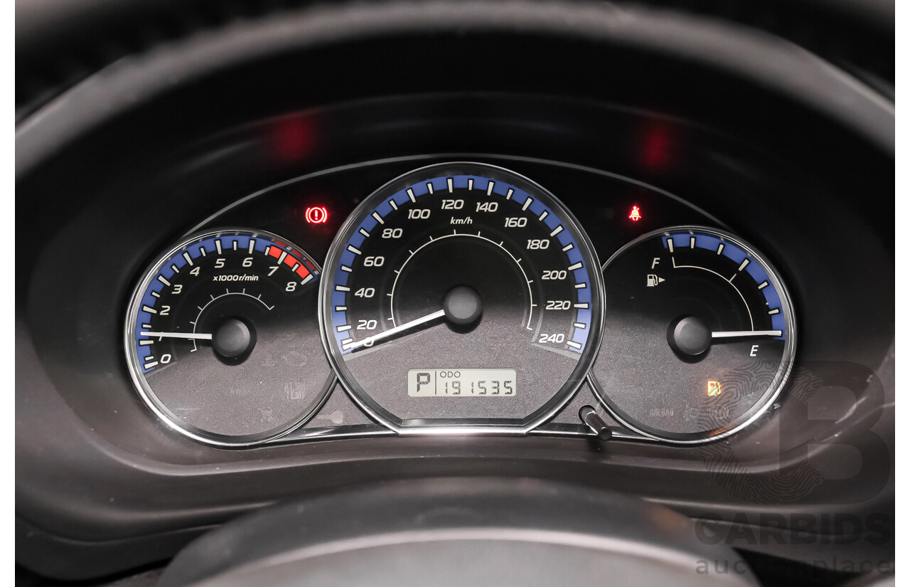05/2009 Subaru Forester XT Premium (AWD) MY09 4d Wagon Silver Turbocharged 2.5L