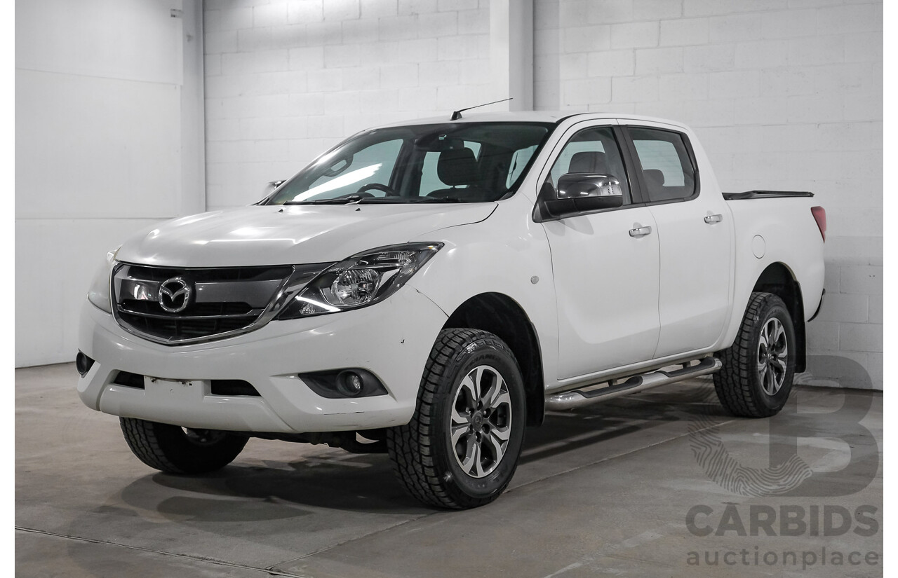 11/2016 Mazda Bt-50 XTR Hi-Rider MY16 Dual Cab Utility White Turbo Diesel 3.2L