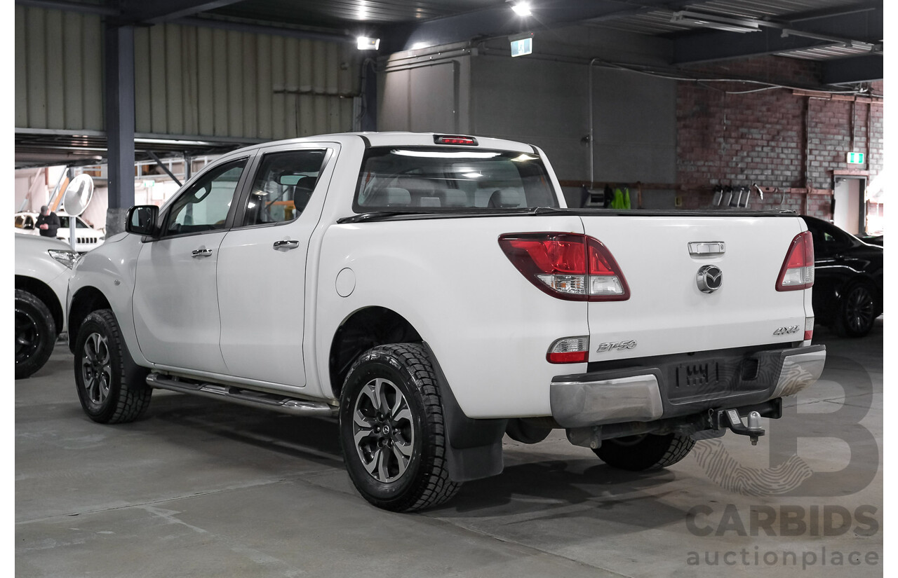 11/2016 Mazda Bt-50 XTR Hi-Rider MY16 Dual Cab Utility White Turbo Diesel 3.2L