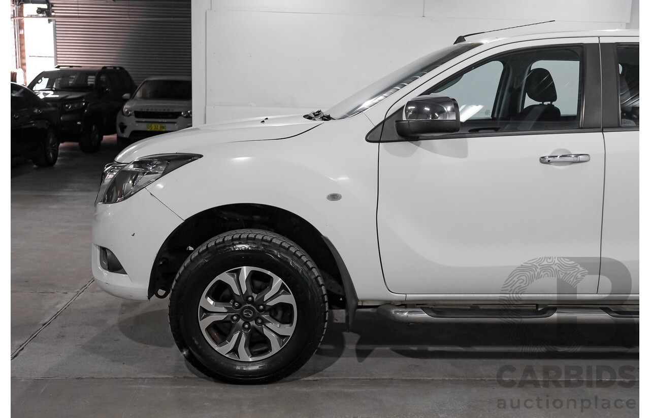 11/2016 Mazda Bt-50 XTR Hi-Rider MY16 Dual Cab Utility White Turbo Diesel 3.2L
