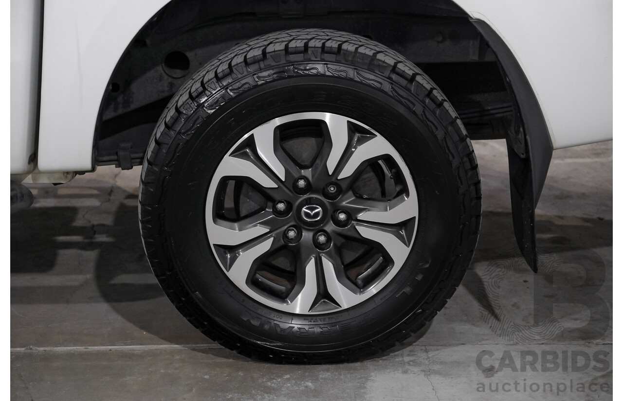 11/2016 Mazda Bt-50 XTR Hi-Rider MY16 Dual Cab Utility White Turbo Diesel 3.2L