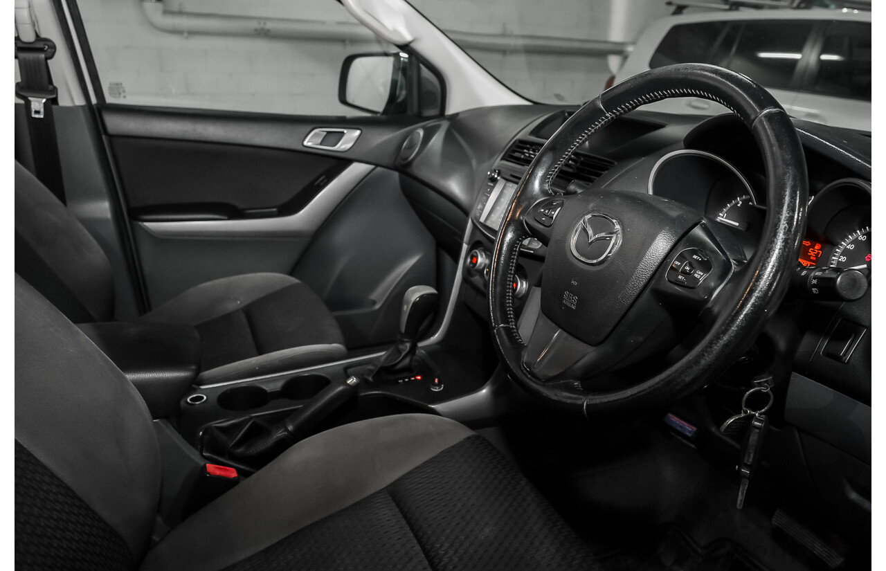 11/2016 Mazda Bt-50 XTR Hi-Rider MY16 Dual Cab Utility White Turbo Diesel 3.2L