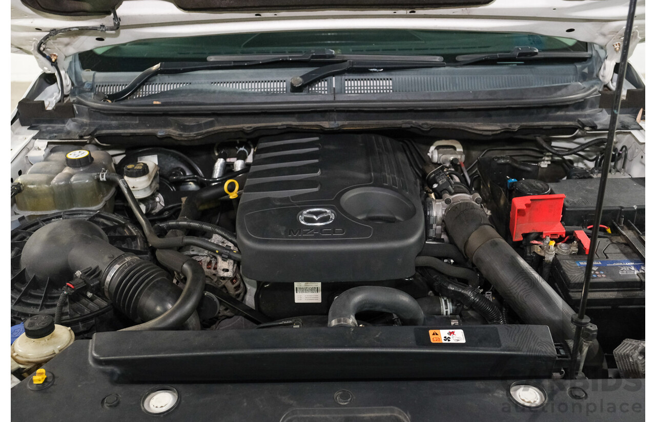 11/2016 Mazda Bt-50 XTR Hi-Rider MY16 Dual Cab Utility White Turbo Diesel 3.2L