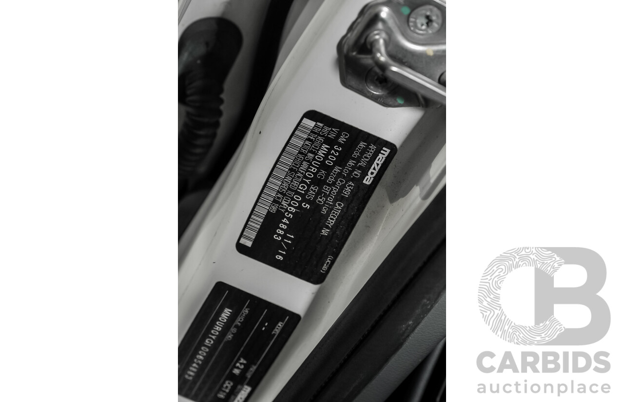 11/2016 Mazda Bt-50 XTR Hi-Rider MY16 Dual Cab Utility White Turbo Diesel 3.2L