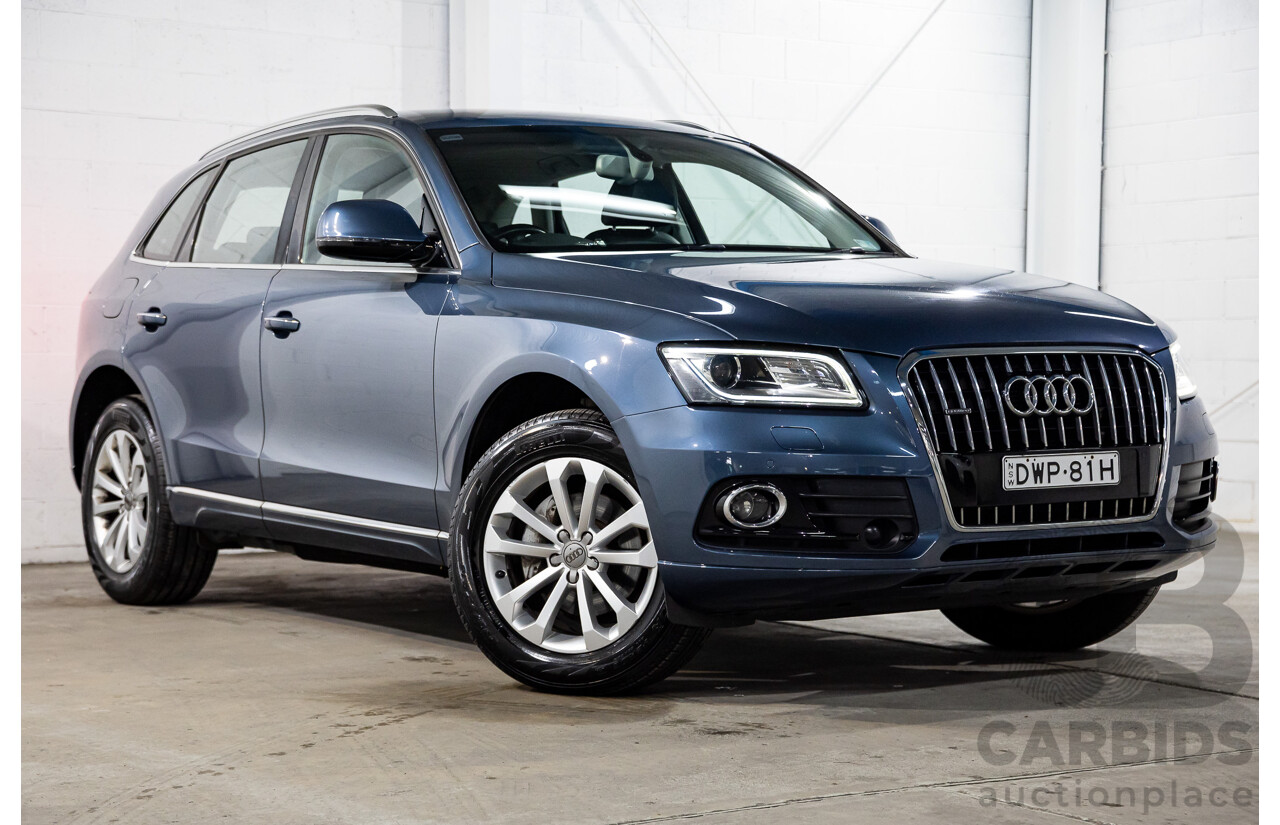 10/2016 Audi Q5 2.0 TDI Quattro AWD 8R MY17 4D Wagon Utopia Blue Metallic Turbo Diesel 2.0L