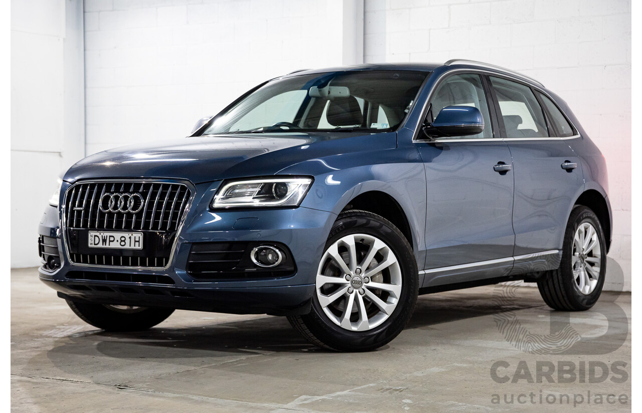 10/2016 Audi Q5 2.0 TDI Quattro AWD 8R MY17 4D Wagon Utopia Blue Metallic Turbo Diesel 2.0L