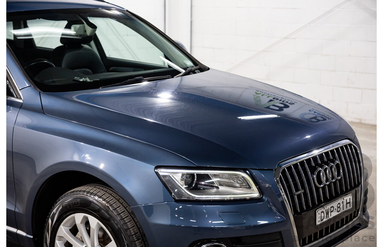 10/2016 Audi Q5 2.0 TDI Quattro AWD 8R MY17 4D Wagon Utopia Blue Metallic Turbo Diesel 2.0L