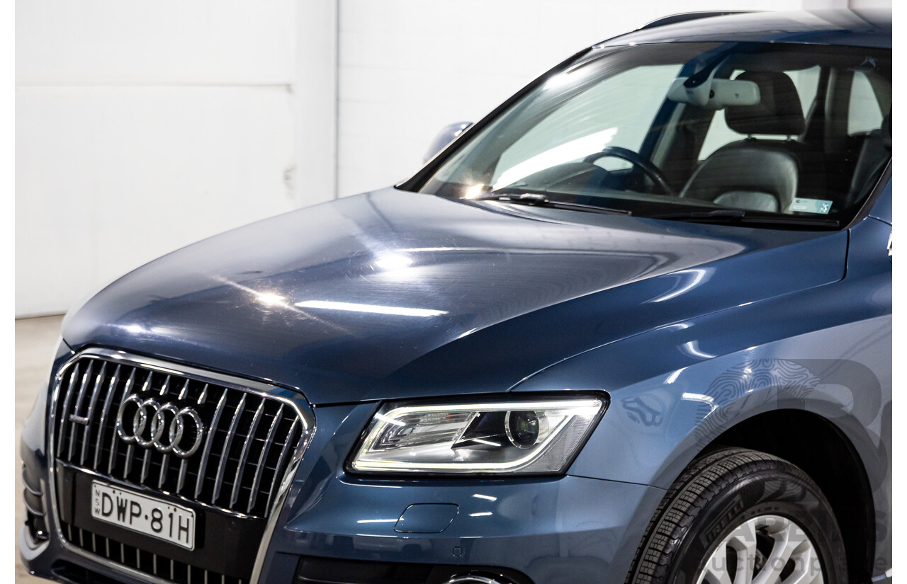 10/2016 Audi Q5 2.0 TDI Quattro AWD 8R MY17 4D Wagon Utopia Blue Metallic Turbo Diesel 2.0L