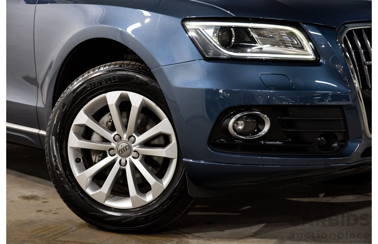 10/2016 Audi Q5 2.0 TDI Quattro AWD 8R MY17 4D Wagon Utopia Blue Metallic Turbo Diesel 2.0L