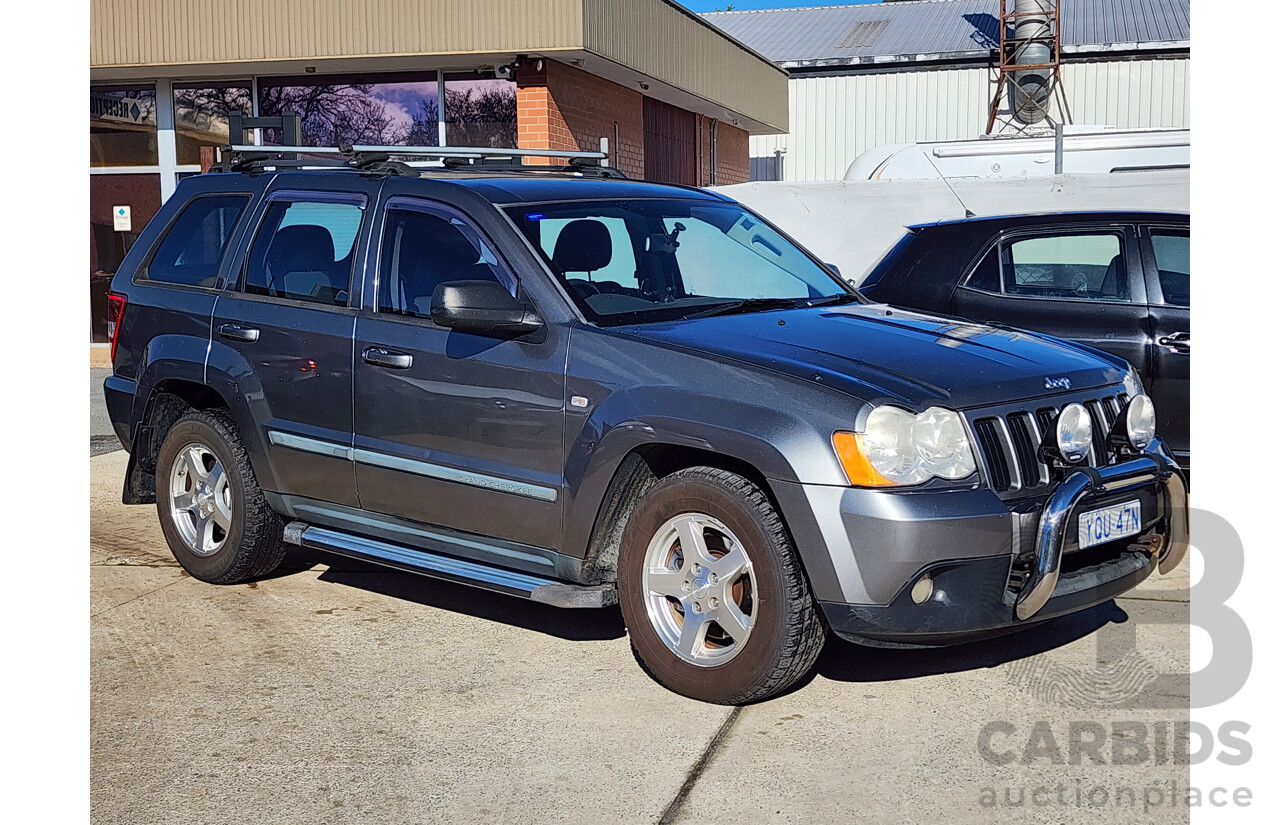 01/2009 Jeep Grand Cherokee Laredo (4x4) WH MY08 4d Wagon Grey 3.0L