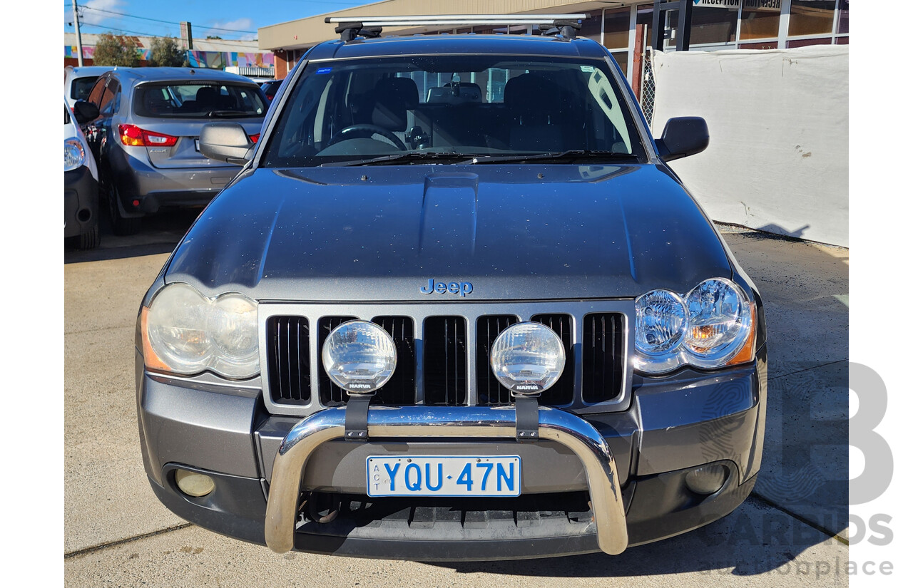 01/2009 Jeep Grand Cherokee Laredo (4x4) WH MY08 4d Wagon Grey 3.0L